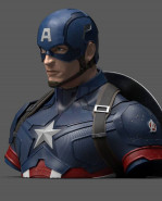 Avengers Endgame Coin Bank Captain America 20 cm